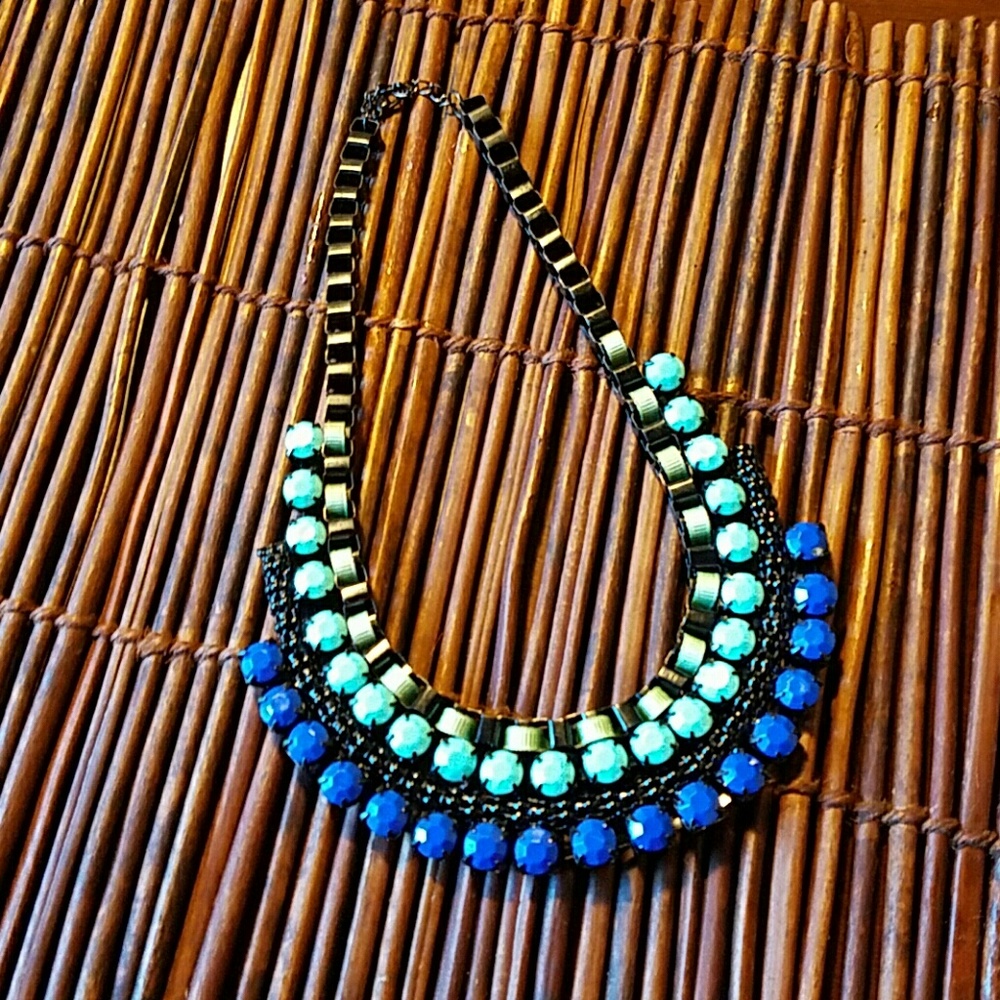 Pretty blue Statement necklace